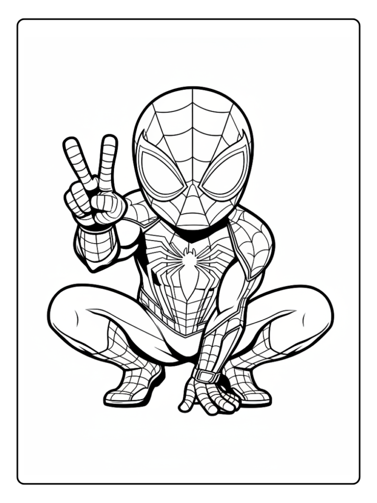 +50 Peter Parker Desenho do Homem Aranha para Colorir e Imprimir ...
