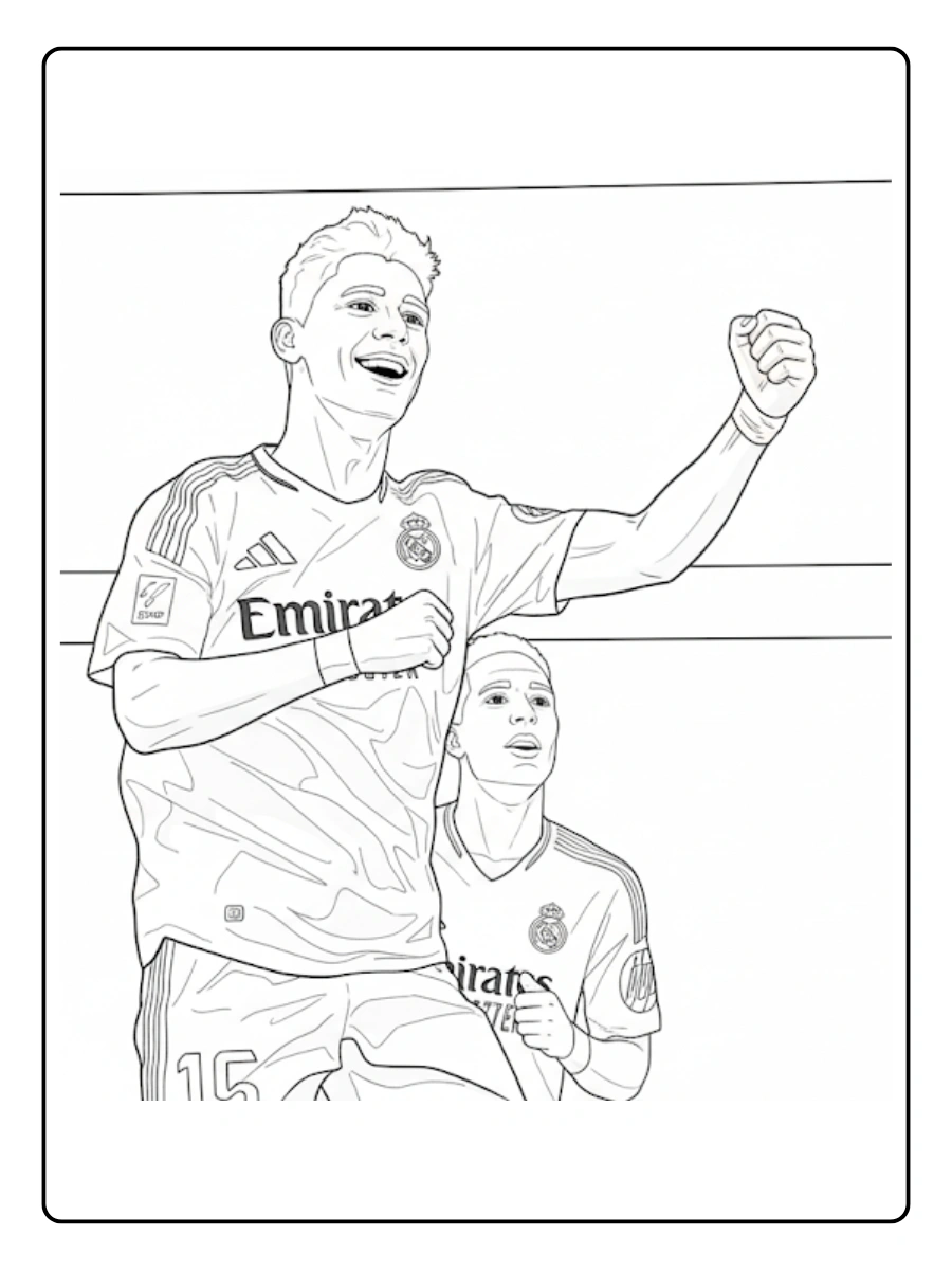 Desenhos Arda Güler para Colorir (10)