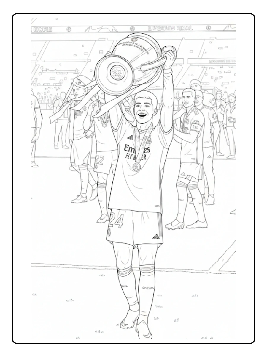 Desenhos Arda Güler para Colorir (13)