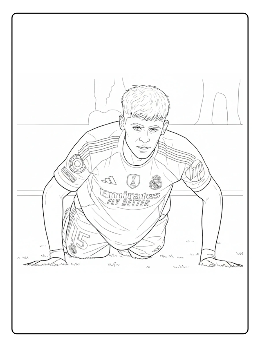 Desenhos Arda Güler para Colorir (9)