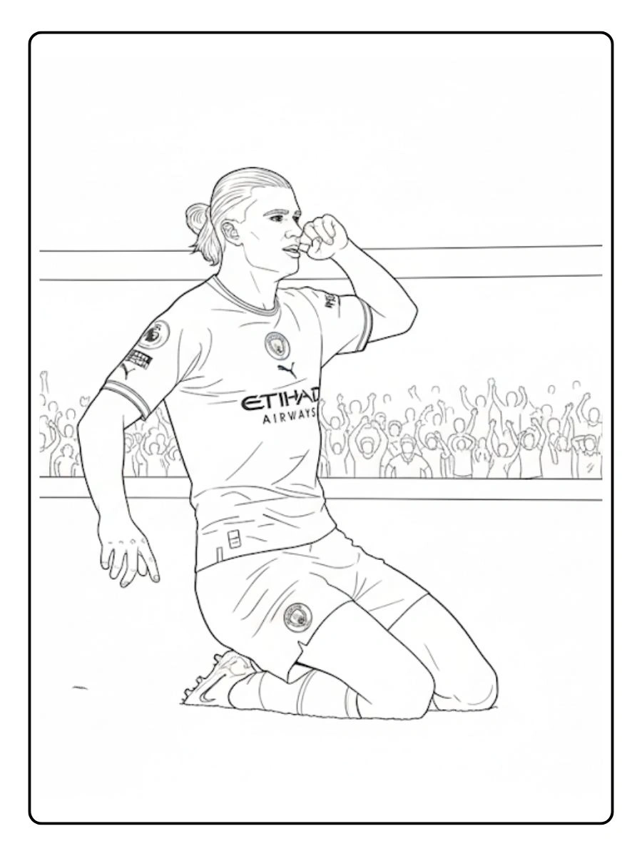 Desenhos Erling Haaland para Colorir (10)