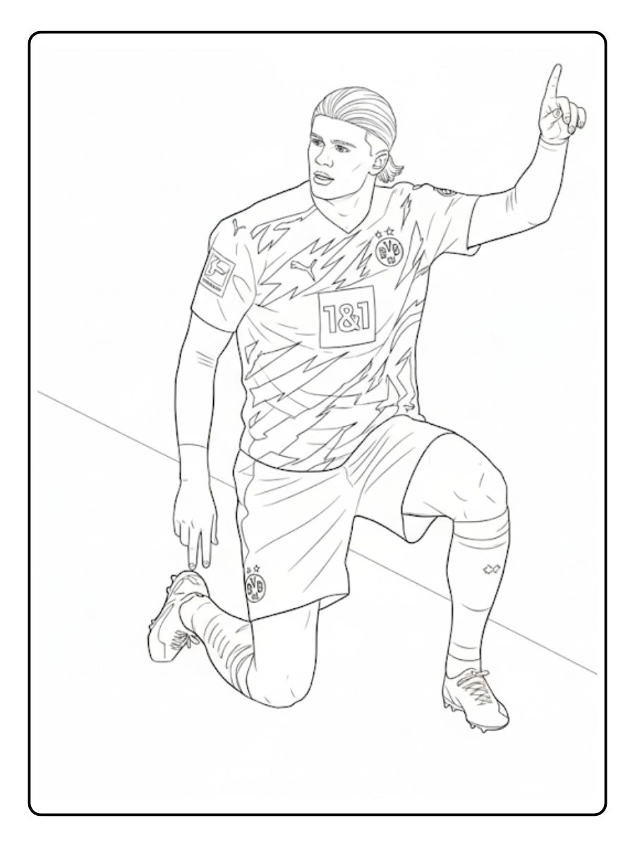 Desenhos Erling Haaland para Colorir (12)