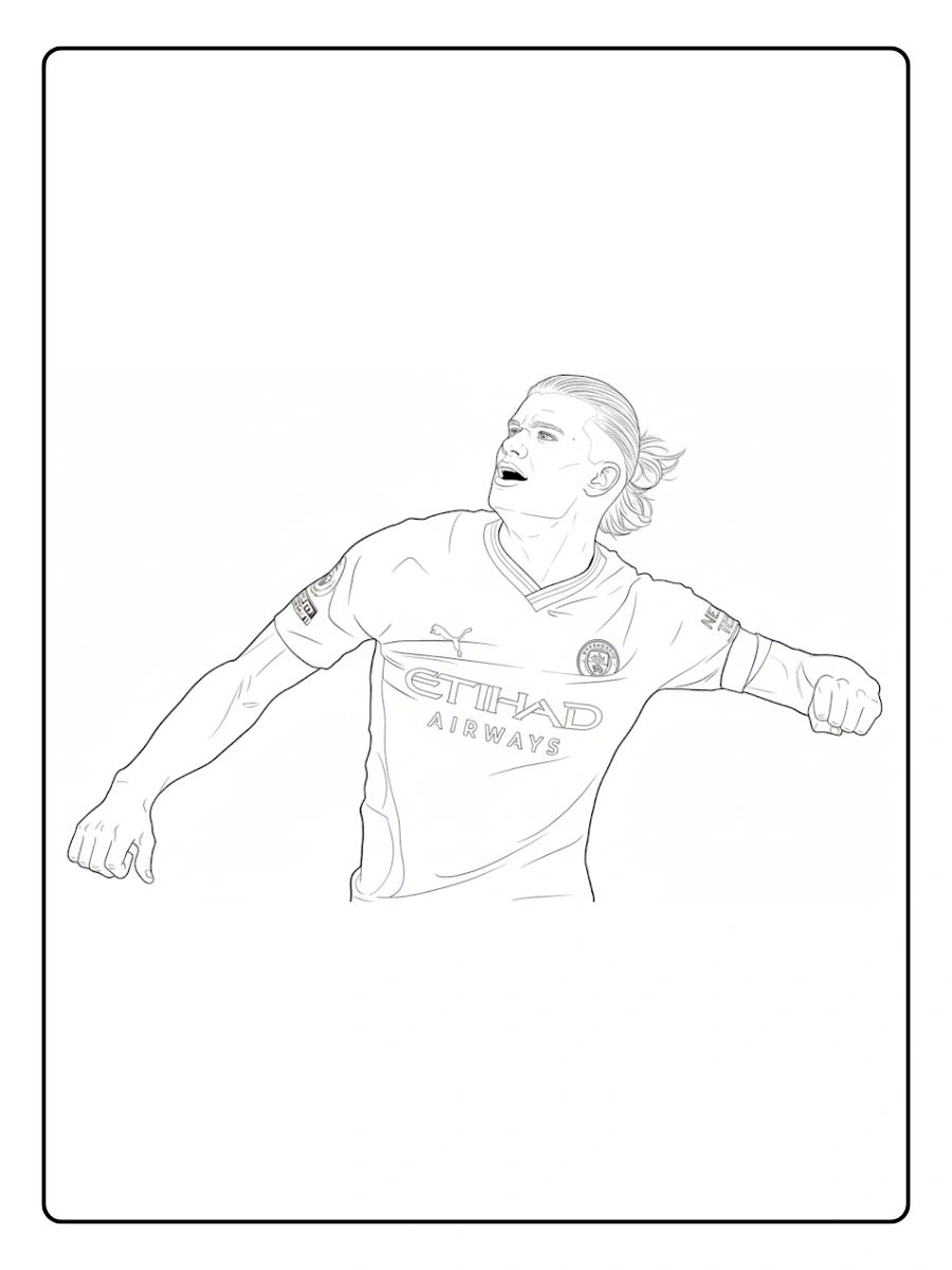 Desenhos Erling Haaland para Colorir (13)