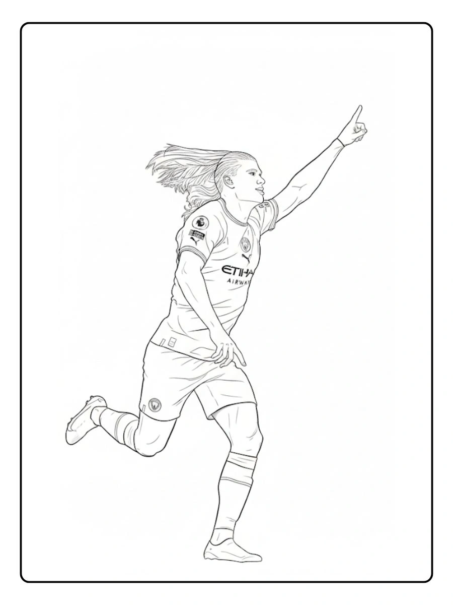 Desenhos Erling Haaland para Colorir (14)