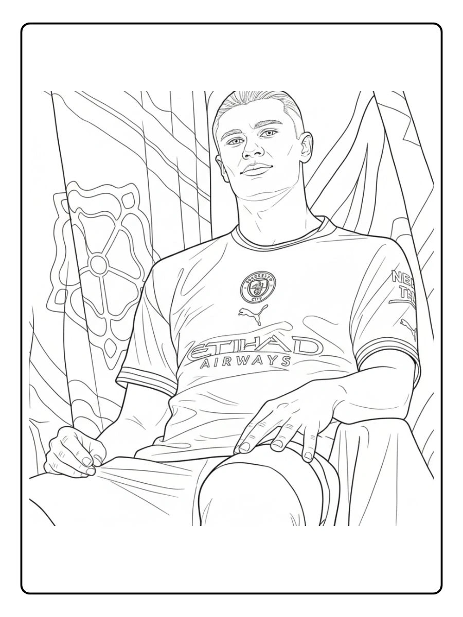 Desenhos Erling Haaland para Colorir (6)