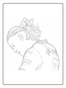 Desenhos Erling Haaland para Colorir (8)