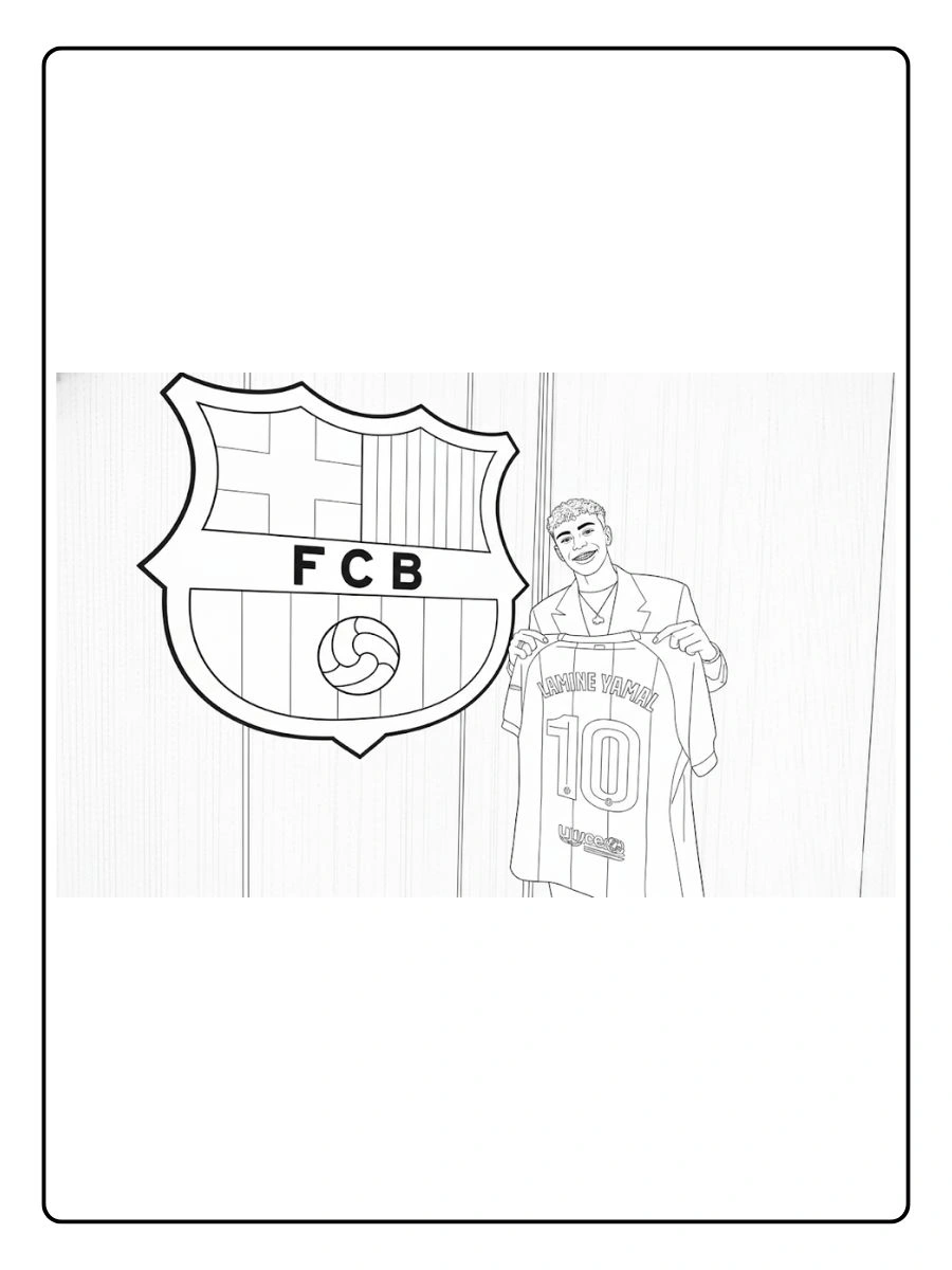 Desenhos Lamine Yamal para colorir (2)