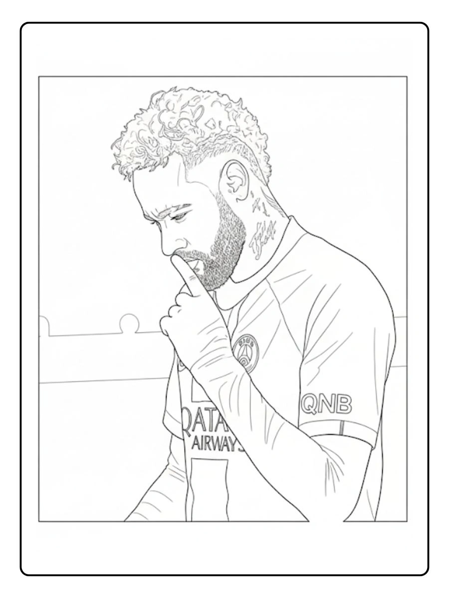 Desenhos Neymar para colorir (12)