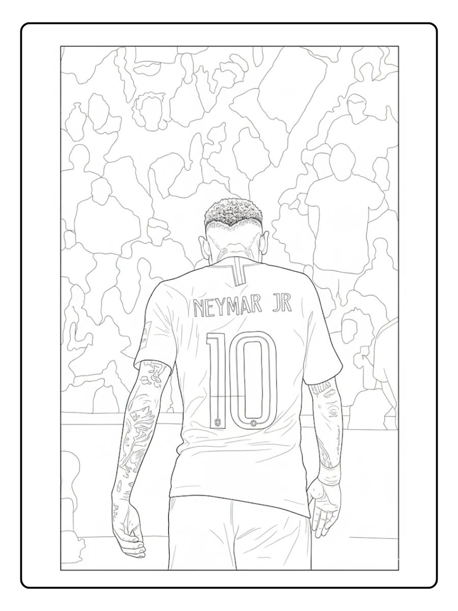 Desenhos Neymar para colorir (14)