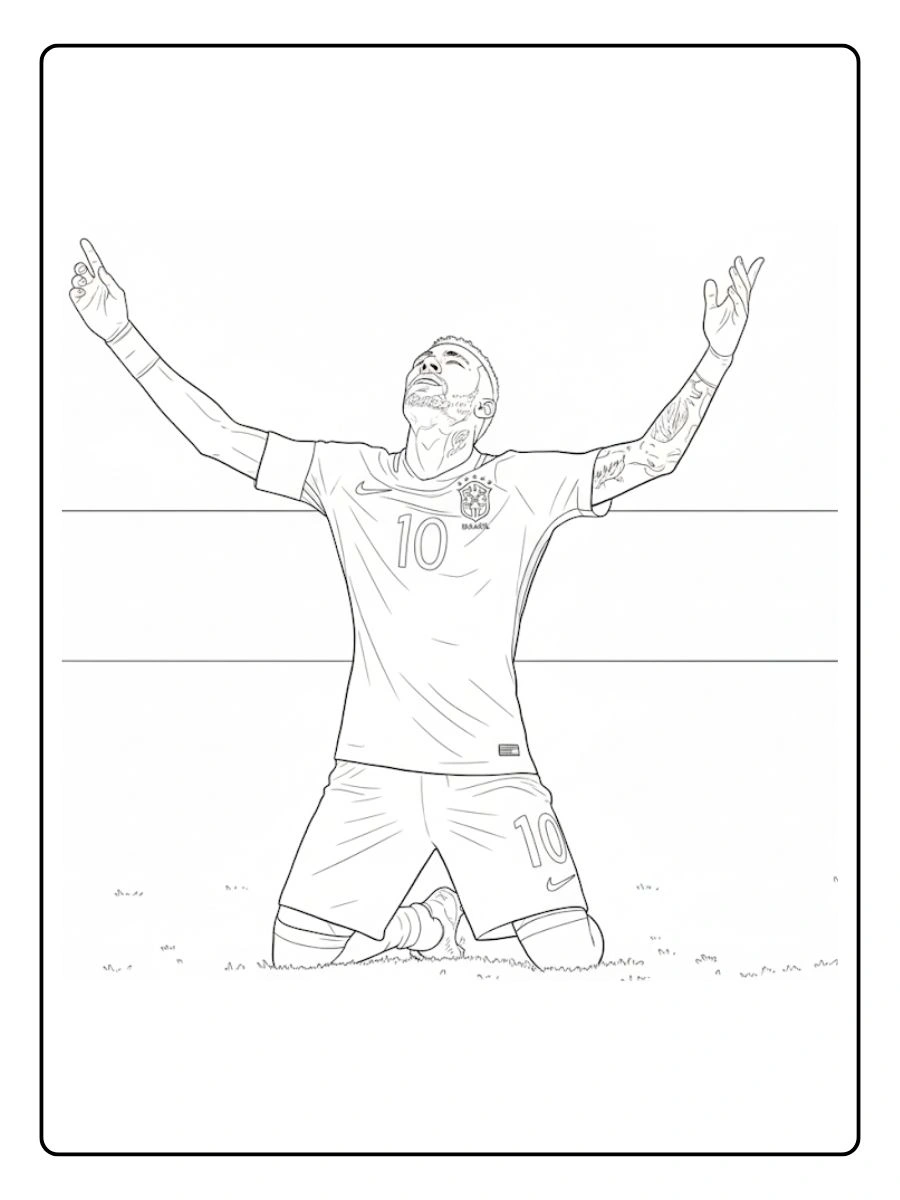 Desenhos Neymar para colorir (15)