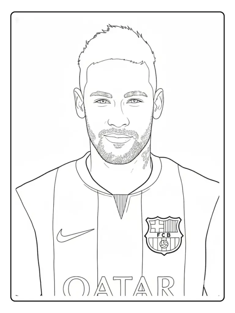 Desenhos Neymar para colorir (18)