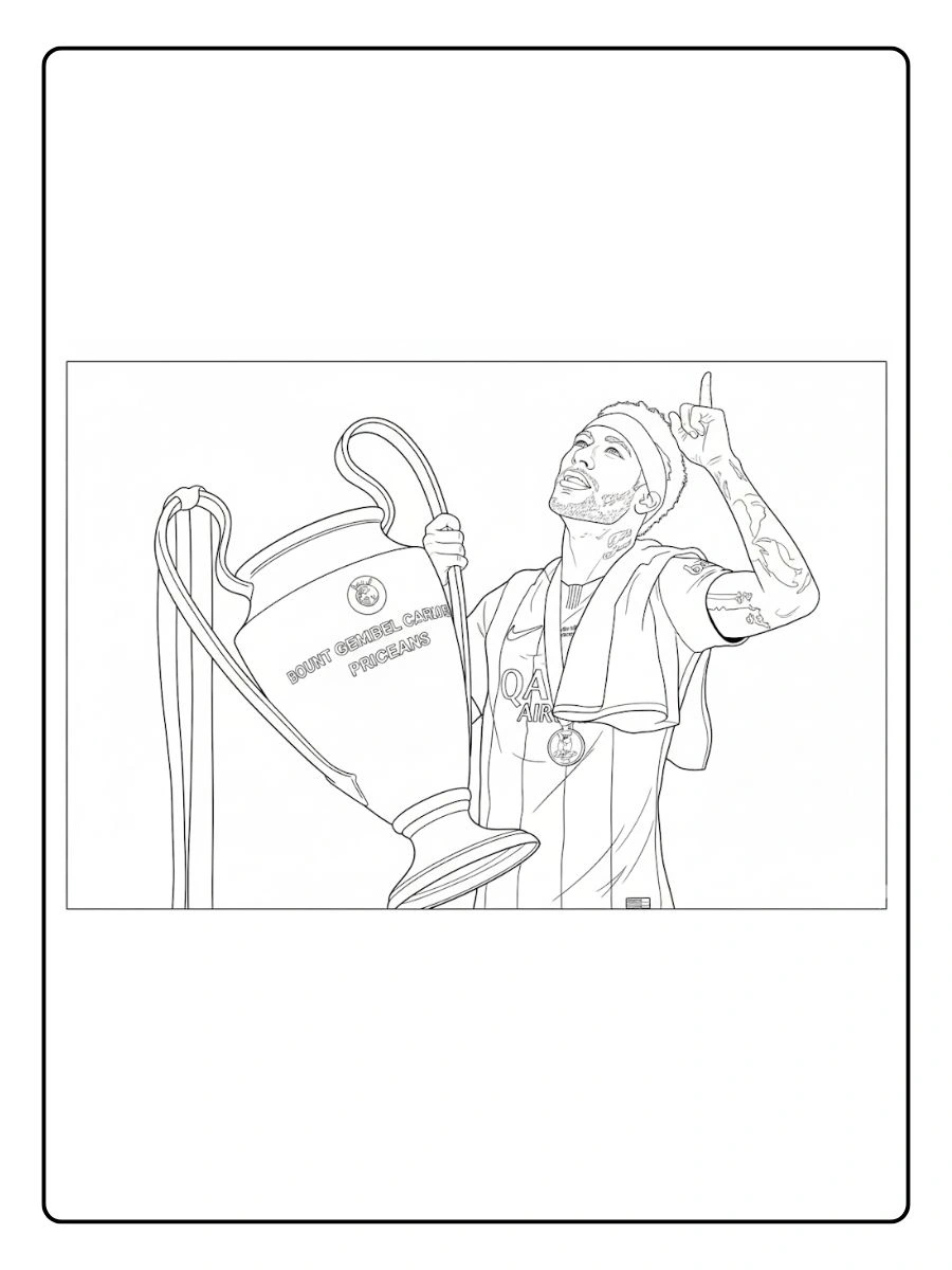 Desenhos Neymar para colorir (5)