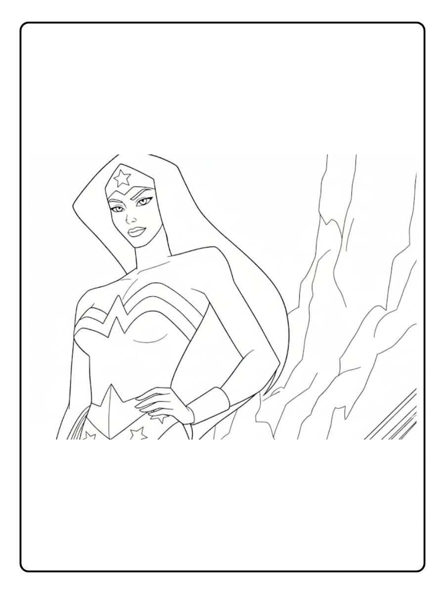 Desenhos de Mulher Maravilha para Colorir (10)