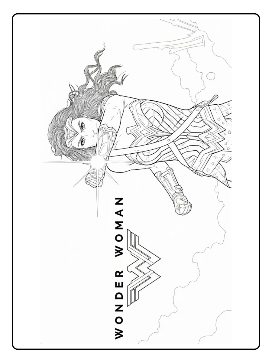Desenhos de Mulher Maravilha para Colorir (12)