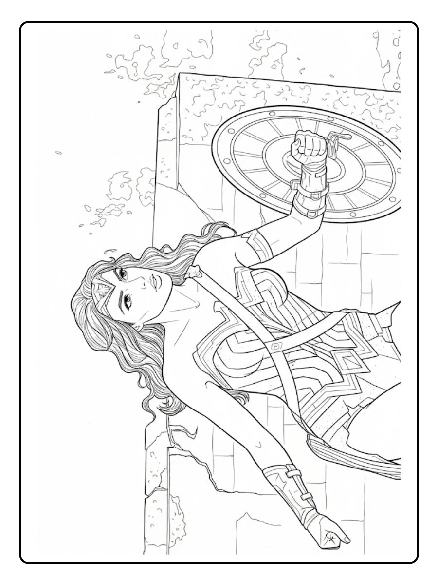 Desenhos de Mulher Maravilha para Colorir (14)