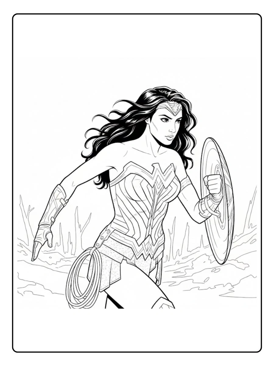 Desenhos de Mulher Maravilha para Colorir (16)