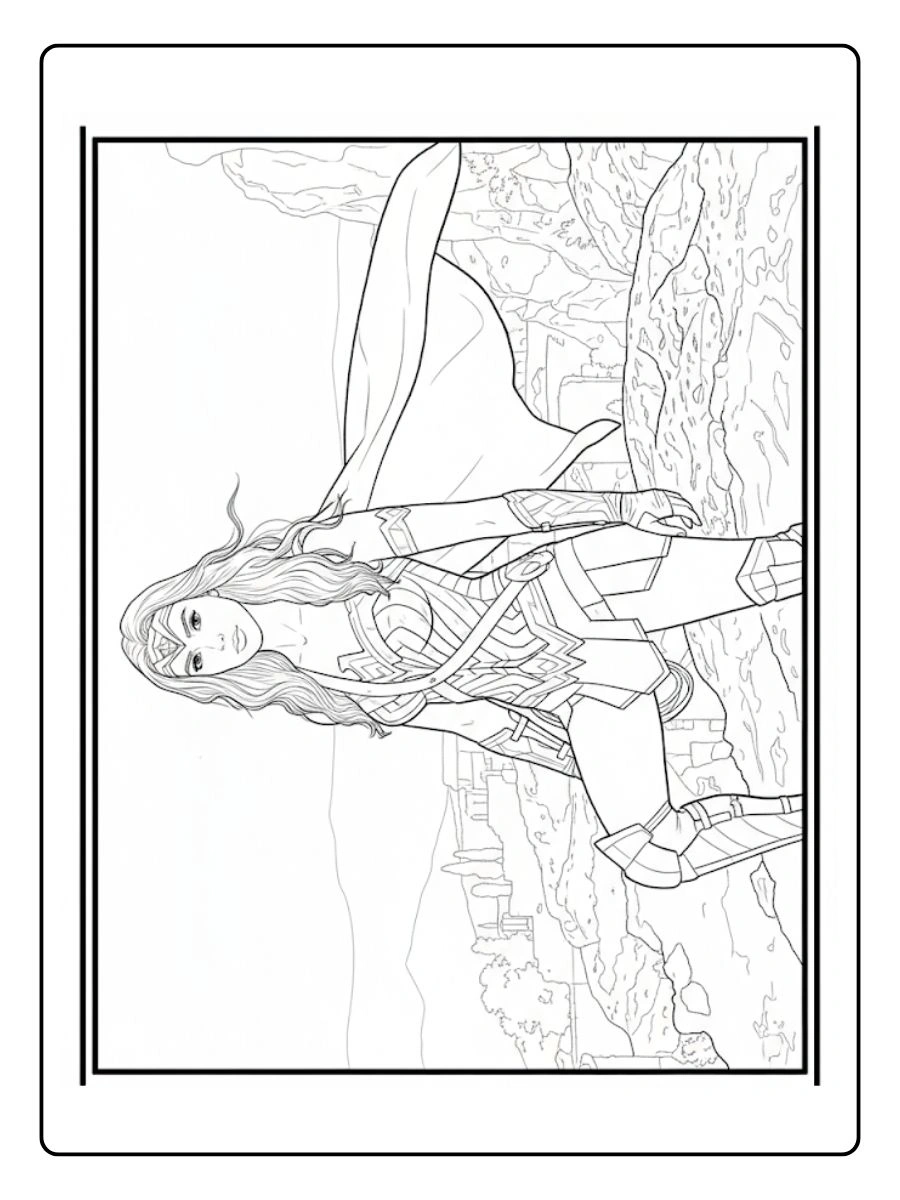 Desenhos de Mulher Maravilha para Colorir (7)