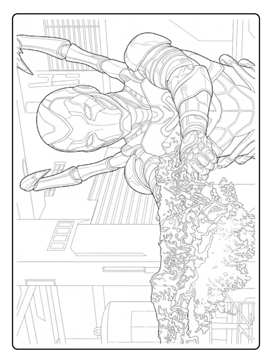 Desenhos do Besouro Azul para Colorir (2)