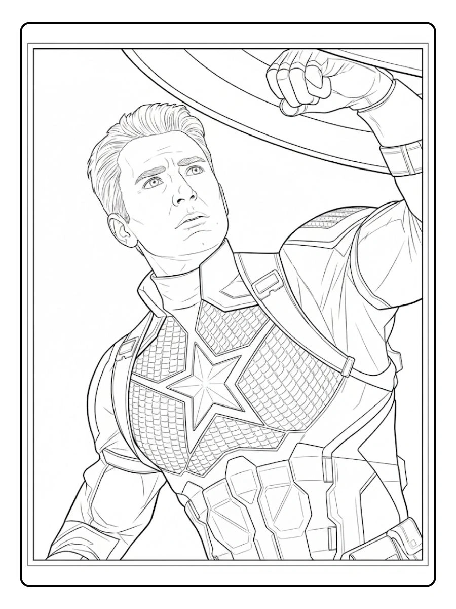 Desenhos do Capitão América para Colorir (12)