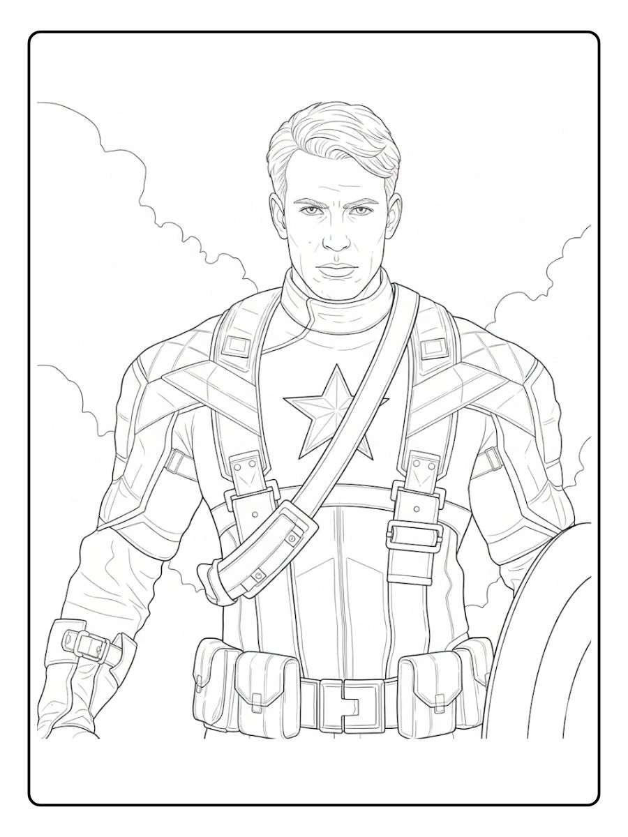Desenhos do Capitão América para Colorir (17)