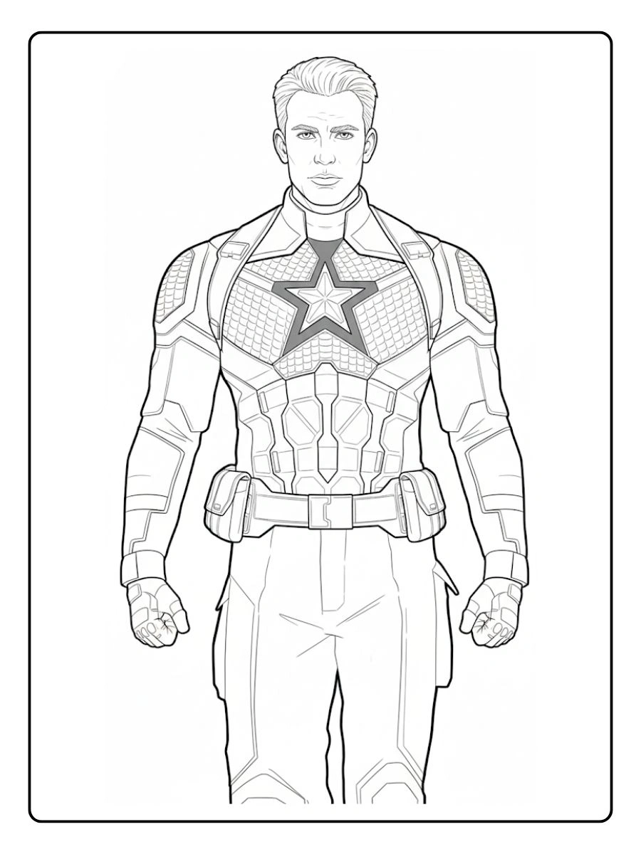 Desenhos do Capitão América para Colorir (3)