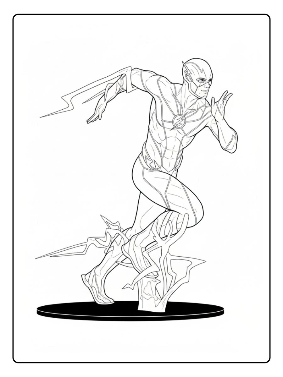 Desenhos do Flash para Colorir (12)