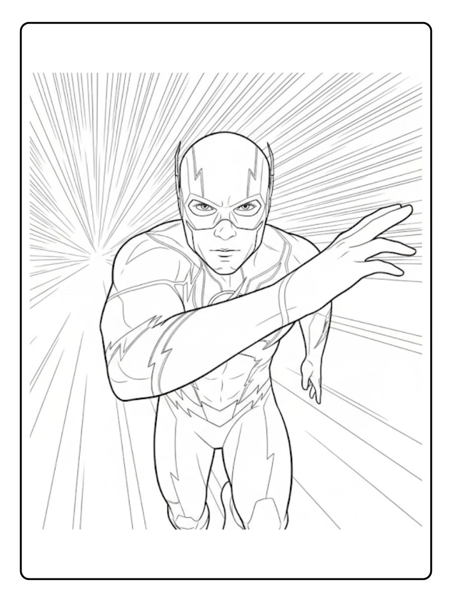 Desenhos do Flash para Colorir (13)