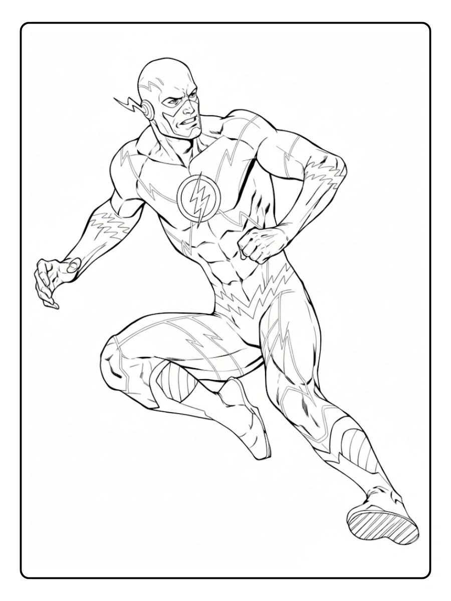 Desenhos do Flash para Colorir (14)