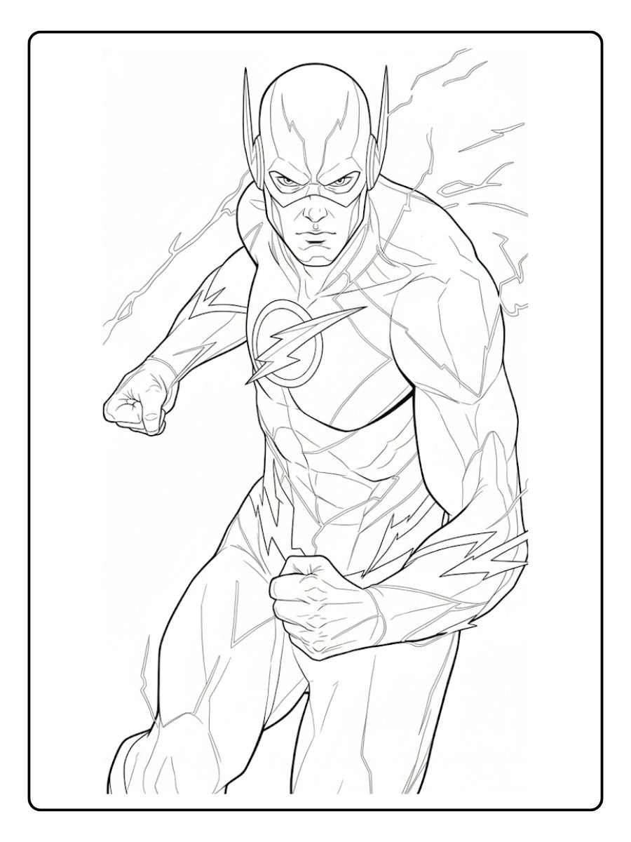 Desenhos do Flash para Colorir (15)