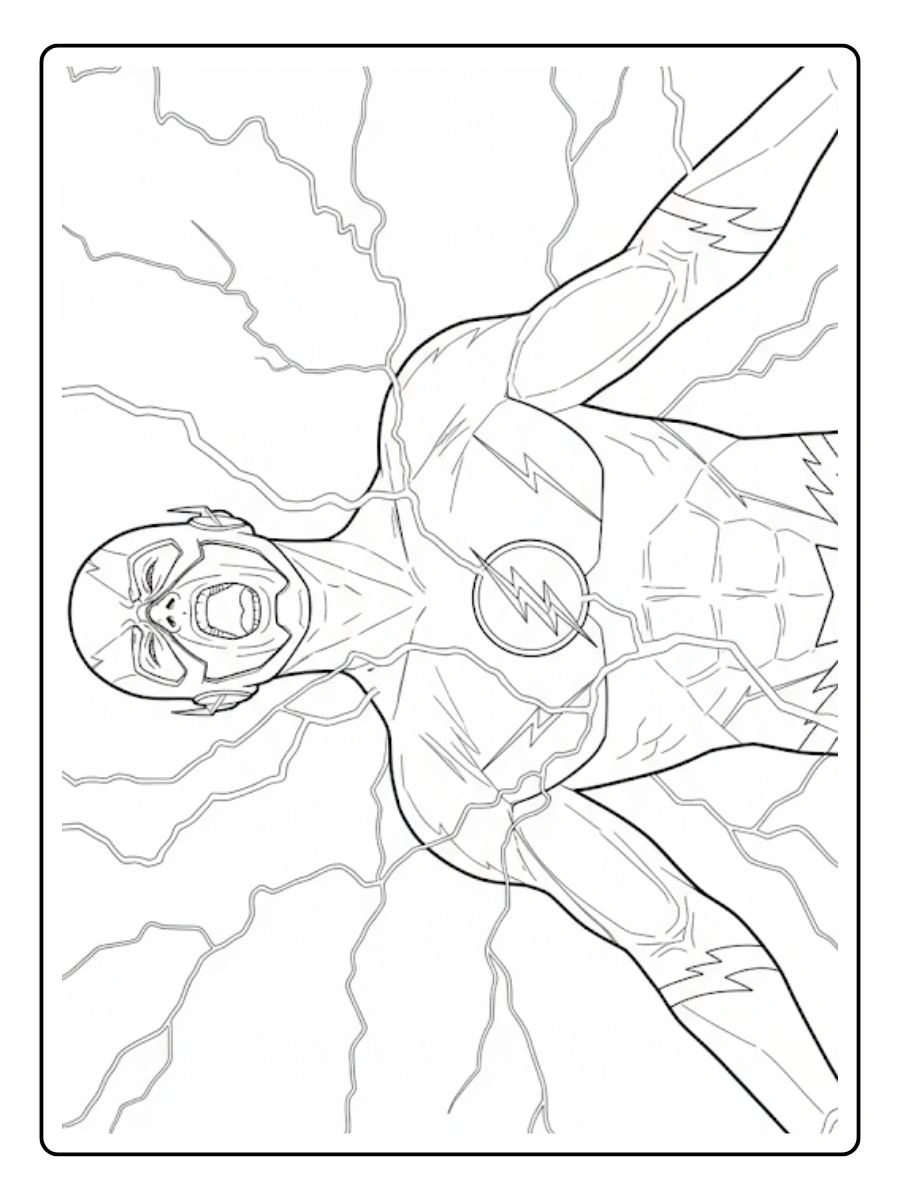 Desenhos do Flash para Colorir (3)