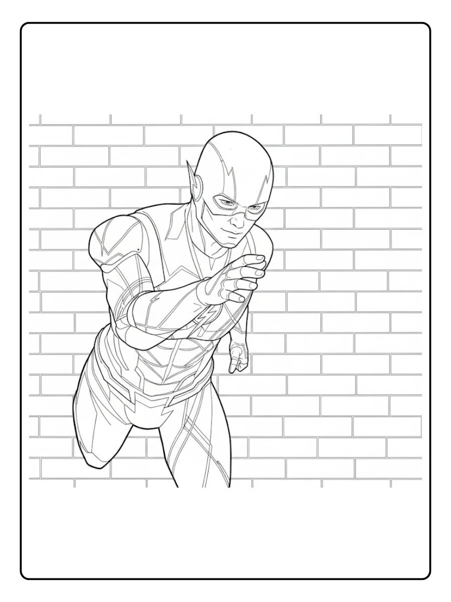 Desenhos do Flash para Colorir (6)