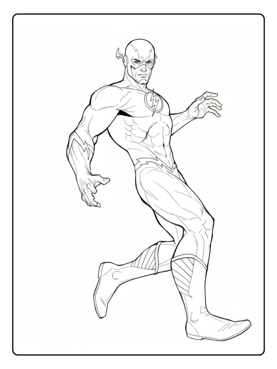 Desenhos do Flash para Colorir (7)