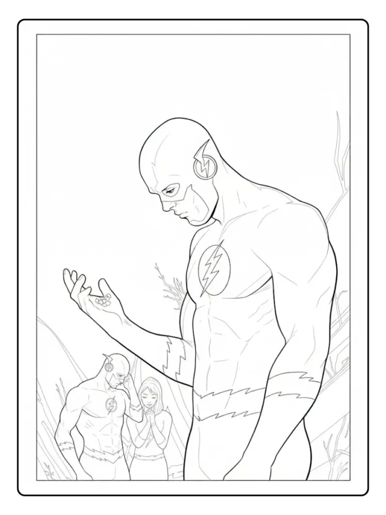 Desenhos do Flash para Colorir (8)