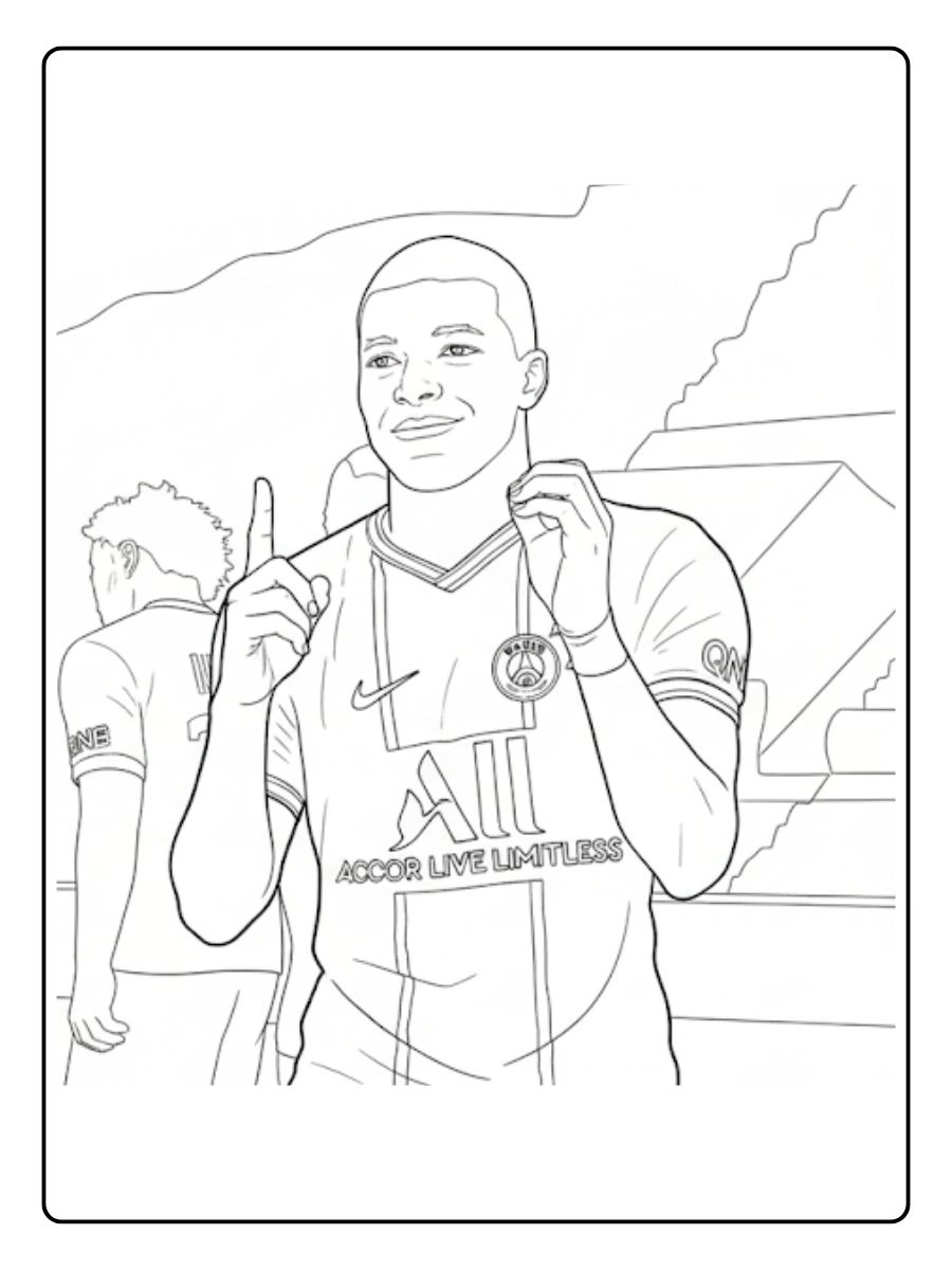 Desenhos do Mbappé para Colorir (18)