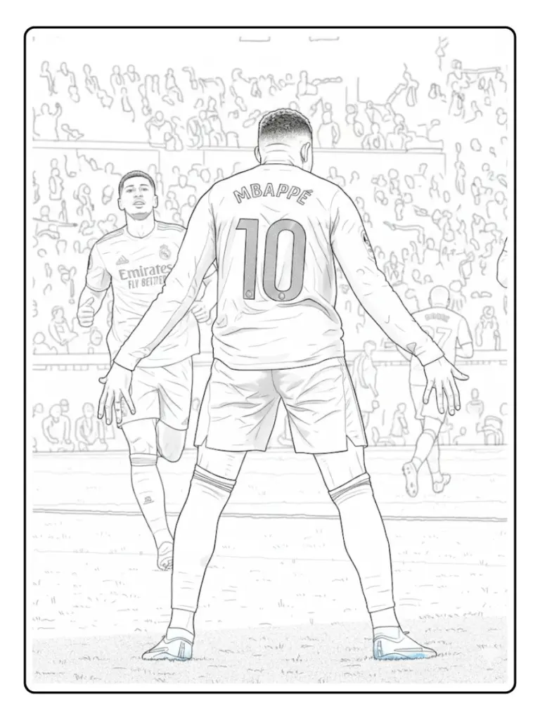 Desenhos do Mbappé para Colorir (3)