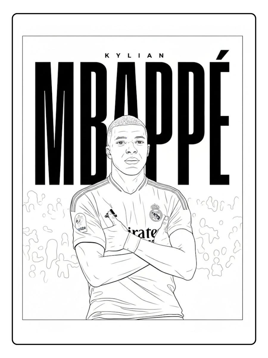 Desenhos do Mbappé para Colorir (6)