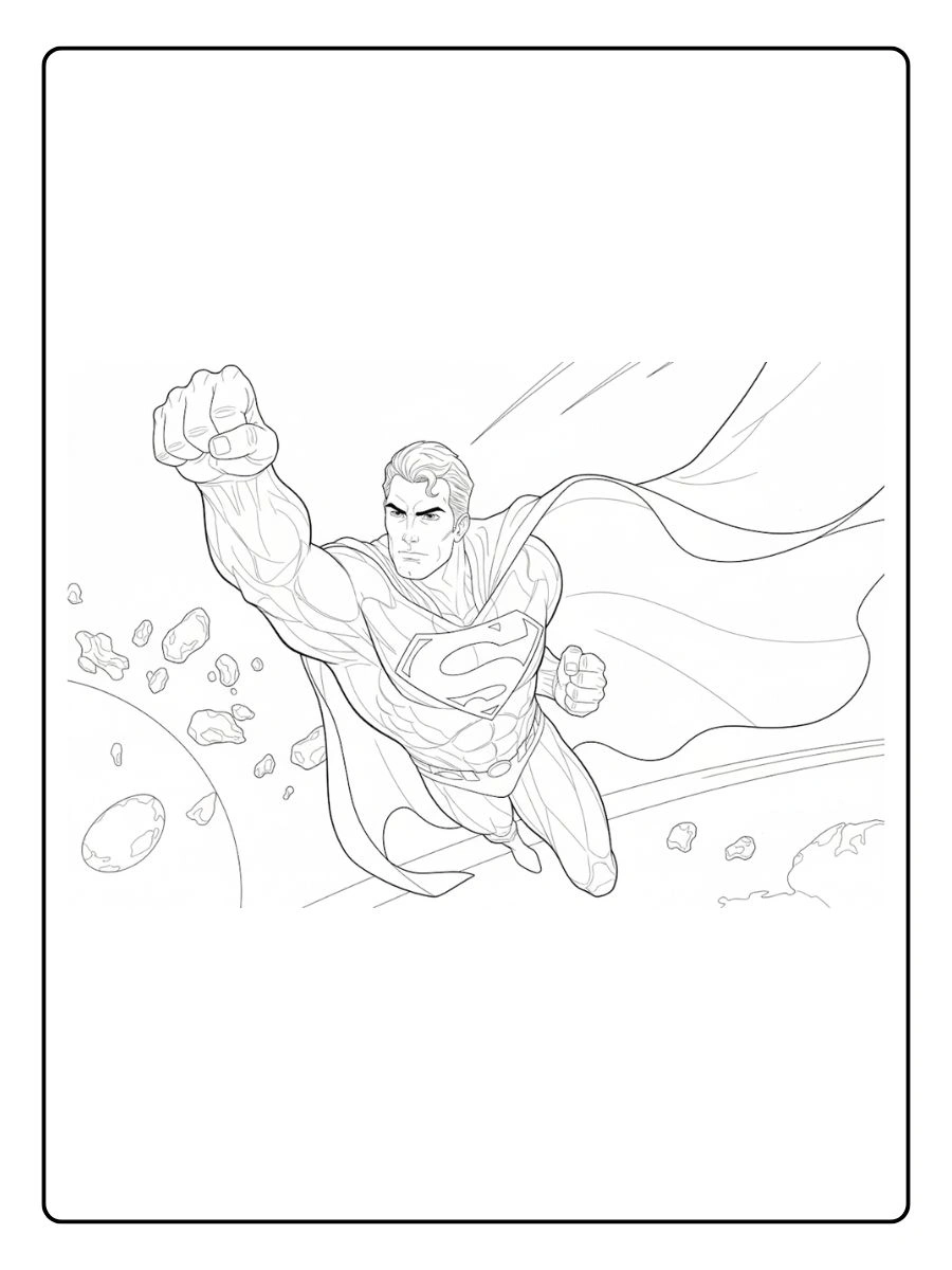 Desenhos do Super Homem para Colorir (10)