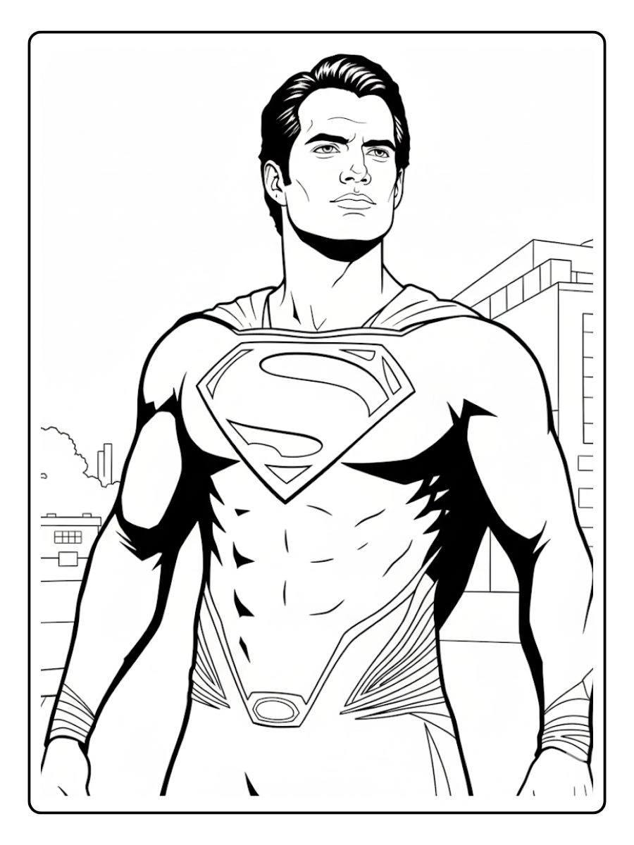 Desenhos do Super Homem para Colorir (13)