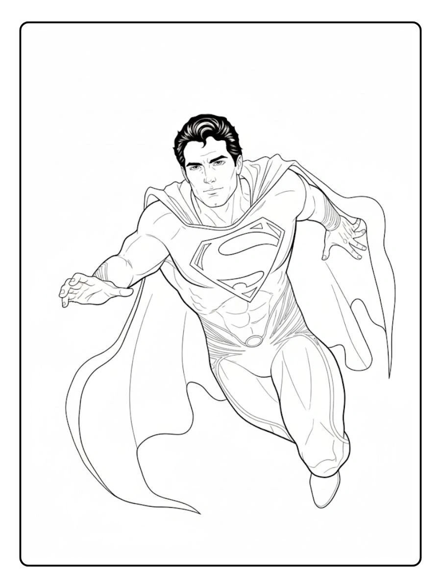 Desenhos do Super Homem para Colorir (14)