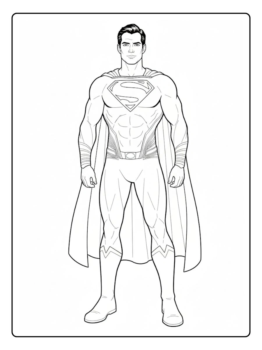 Desenhos do Super Homem para Colorir (15)