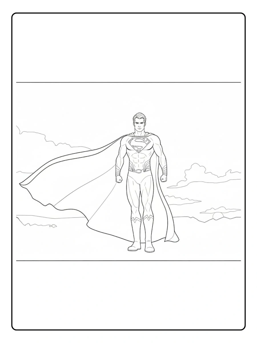 Desenhos do Super Homem para Colorir (5)