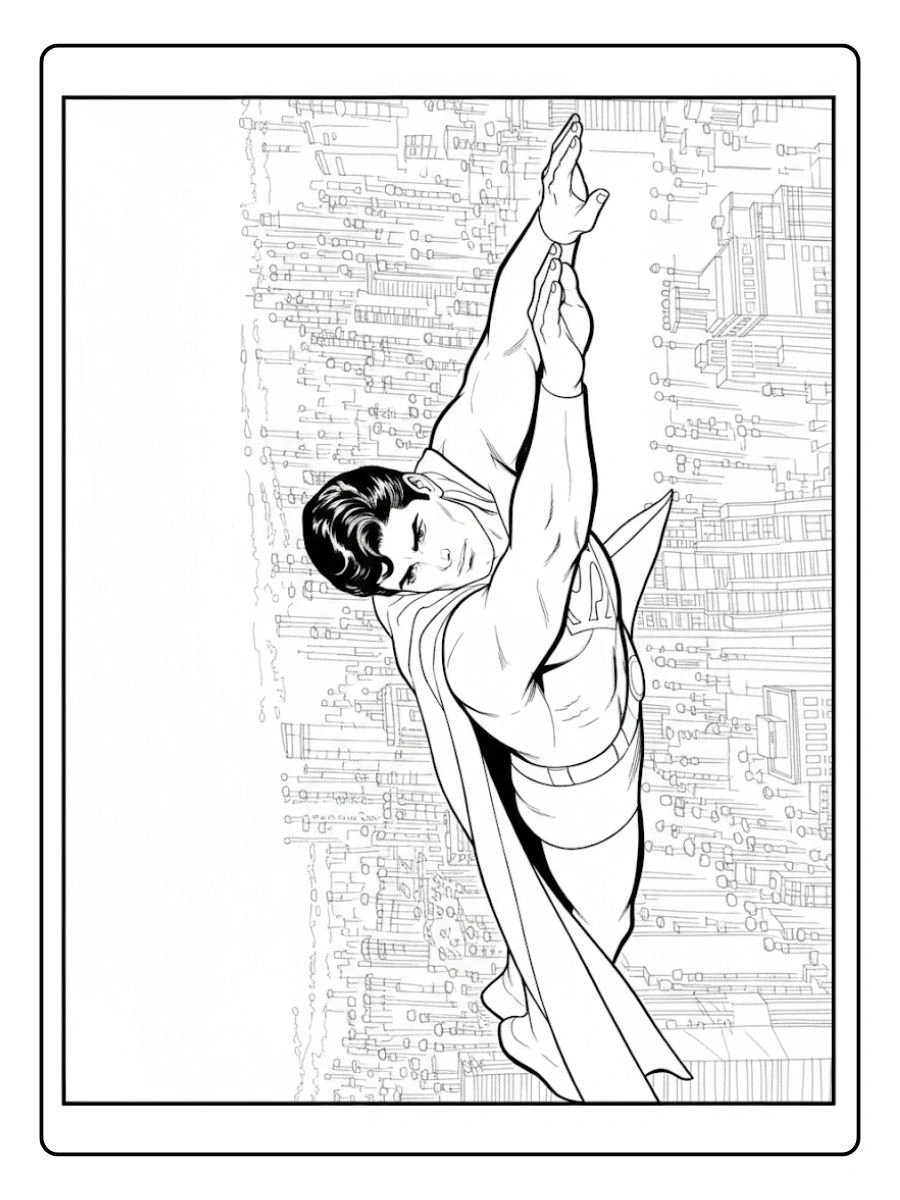 Desenhos do Super Homem para Colorir (6)