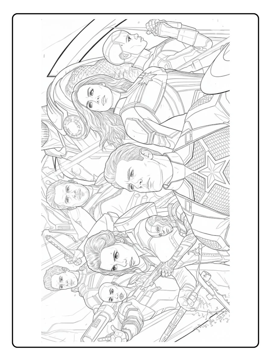 Desenhos dos Vingadores para Colorir (12)