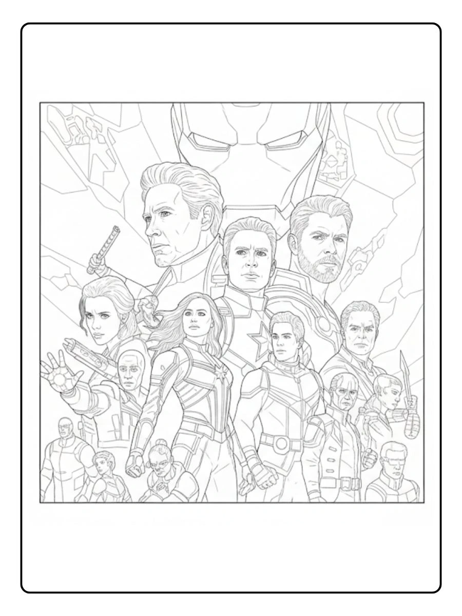 Desenhos dos Vingadores para Colorir (3)