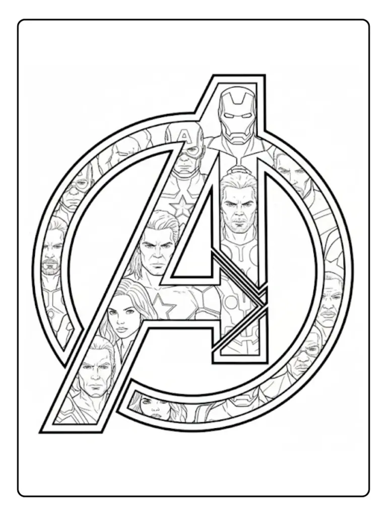Desenhos dos Vingadores para Colorir (4)