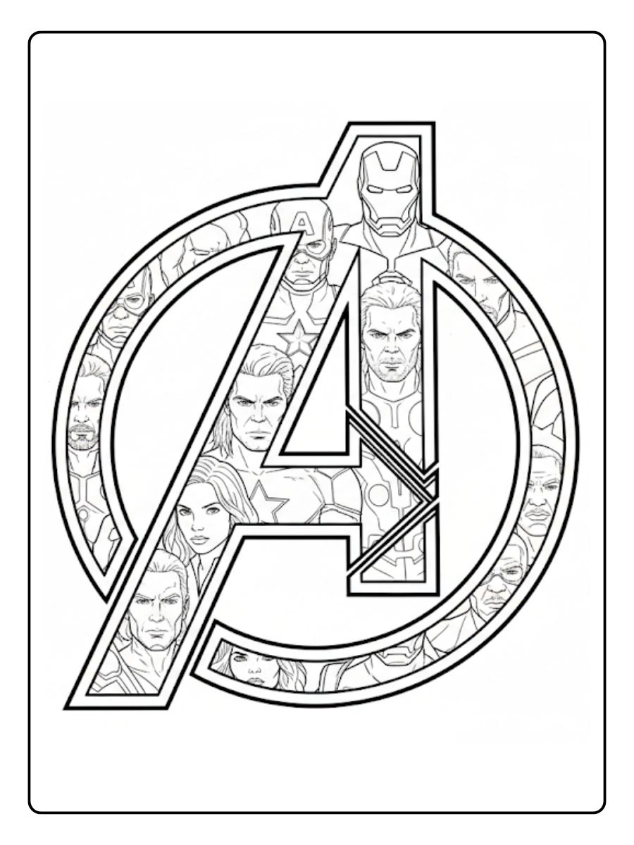 Desenhos dos Vingadores para Colorir (4)
