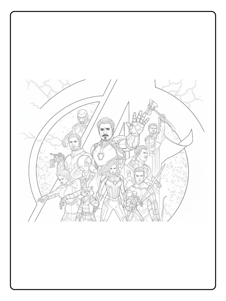 Desenhos dos Vingadores para Colorir (6)