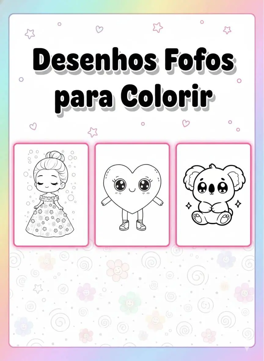 Desenhos Fofos para Colorir