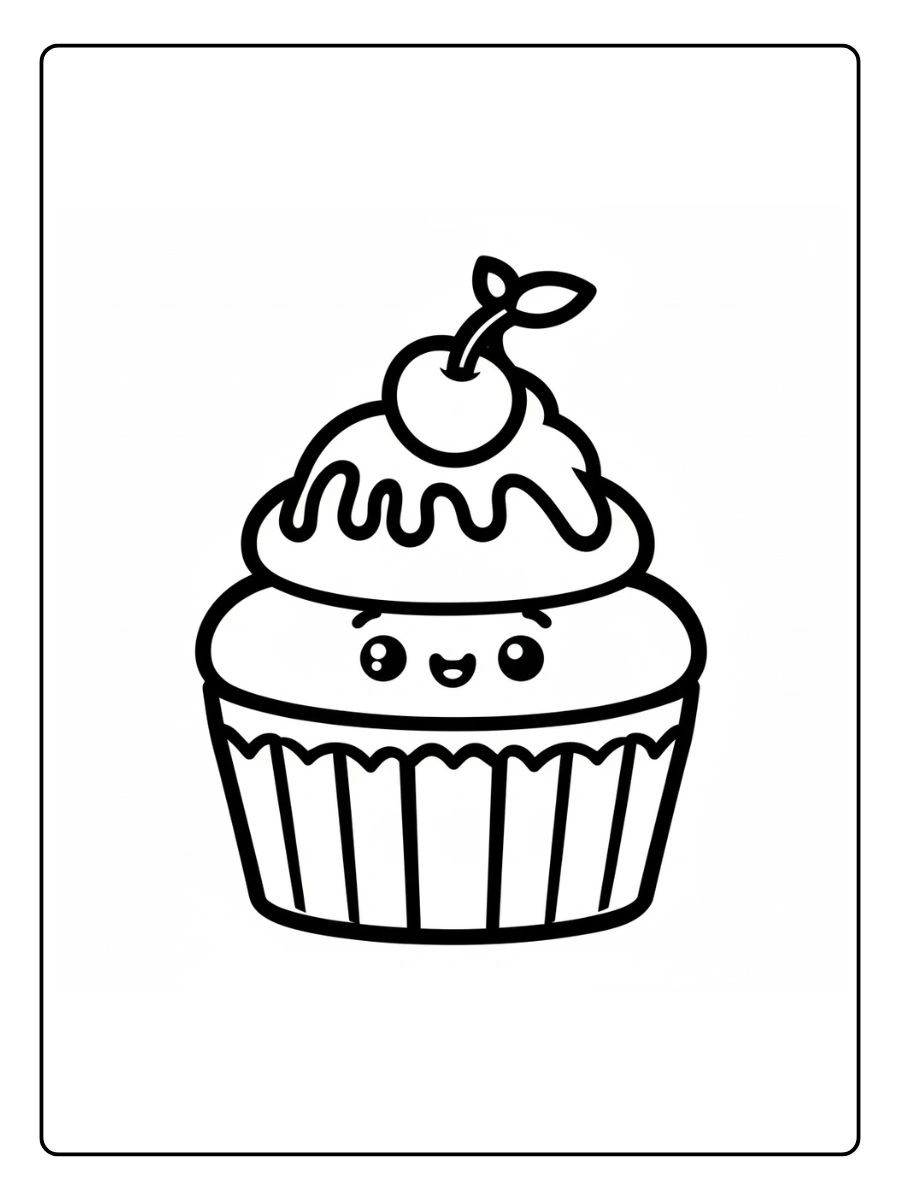 desenho bolo fofo para colorir (13)