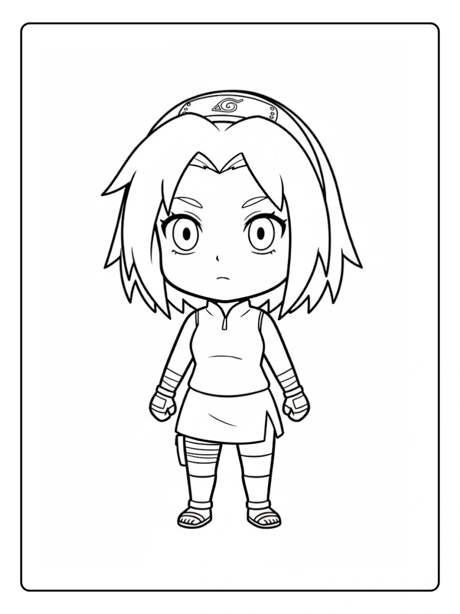 desenho de anime fofo para colorir (15)